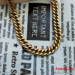 زنجیر کارتیر دوبل استیل 60 سانتی متر 8 میل