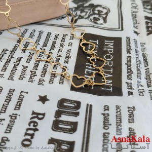 گردنبند قلب طلایی