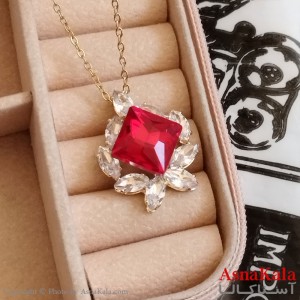 گردنبند نگیندار طلایی