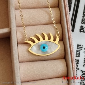 گردنبند چشم نظر طلایی دخترانه