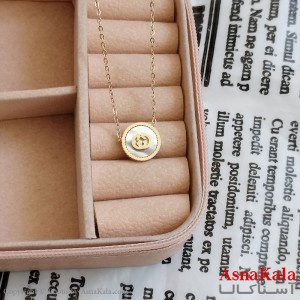 گردنبند گوچی طلایی دخترانه استیل کد GNB162261W