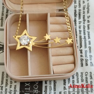 گردنبند ستاره دنباله دار طلایی