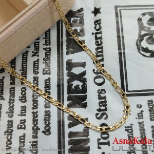 زنجیر طلایی 60 سانتی متر استیل کد GNB162282W