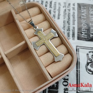آویز گردنبند مردانه صلیب