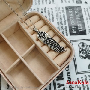 آویز گردنبند مردانه بال