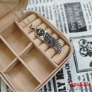 آویز گردنبند بال