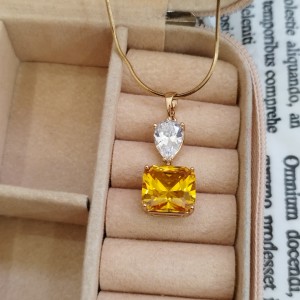 آویز ژوپینگ دخترانه رنگ طلایی کد GNB162295W