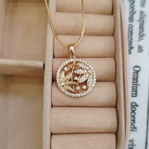 آویز ژوپینگ دخترانه رنگ طلایی