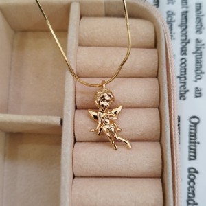 آویز ژوپینگ دخترانه رنگ طلایی