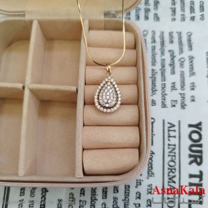 آویز ژوپینگ دخترانه رنگ طلایی