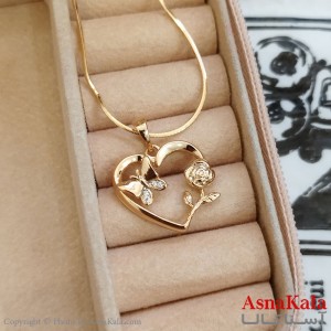 آویز ژوپینگ دخترانه رنگ طلایی کد GNB162310W