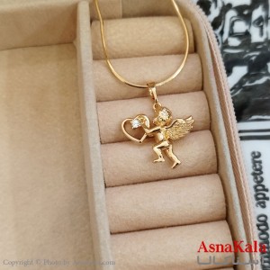 آویز ژوپینگ دخترانه رنگ طلایی کد GNB162312W