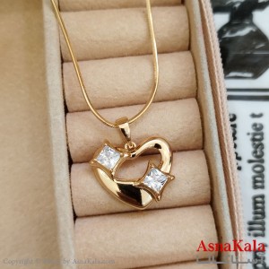 آویز ژوپینگ دخترانه رنگ طلایی کد GNB162315W