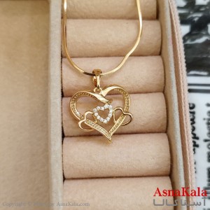 آویز ژوپینگ دخترانه رنگ طلایی