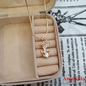 آویز ژوپینگ دخترانه رنگ طلایی