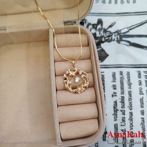 آویز ژوپینگ دخترانه رنگ طلایی