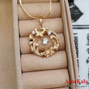 آویز ژوپینگ دخترانه رنگ طلایی کد GNB162321W