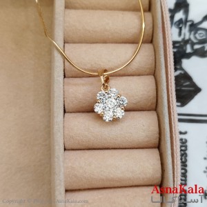 آویز ژوپینگ دخترانه رنگ طلایی کد GNB162324W