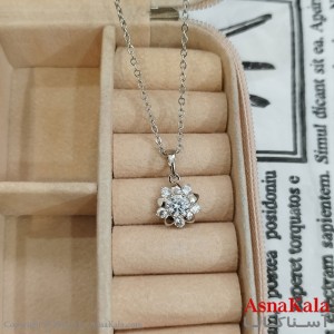 آویز ژوپینگ دخترانه رنگ نقره ای