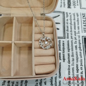 آویز ژوپینگ دخترانه رنگ نقره ای