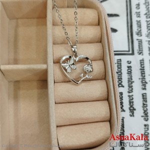 آویز ژوپینگ دخترانه رنگ نقره ای