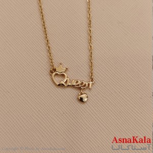 گردنبند ژوپینگ دخترانه رنگ طلایی کد GNB162350W