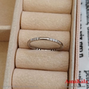 انگشتر زنانه ژوپینگ طلایی مشابه طلا کد ANG191145W