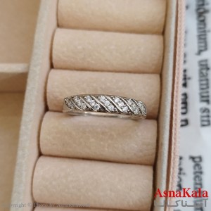 انگشتر زنانه ژوپینگ طلایی مشابه طلا کد ANG191146W