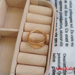 انگشتر زنانه ژوپینگ طلایی