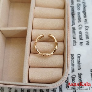 انگشتر زنانه ژوپینگ طلایی