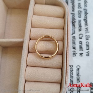 انگشتر زنانه ژوپینگ طلایی