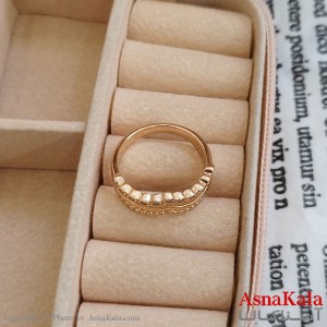 انگشتر زنانه ژوپینگ طلایی