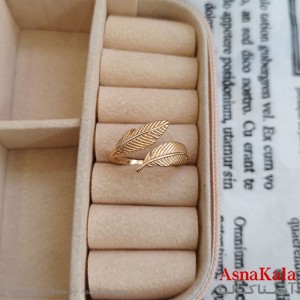 انگشتر زنانه ژوپینگ طلایی