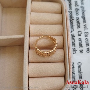 انگشتر زنانه ژوپینگ طلایی