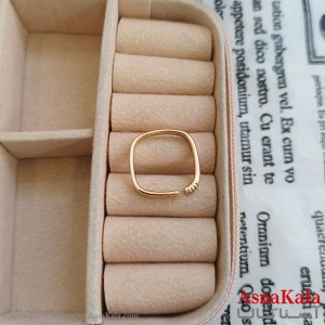 انگشتر زنانه ژوپینگ طلایی