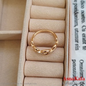 انگشتر زنانه ژوپینگ طلایی