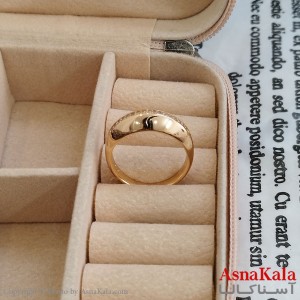 انگشتر زنانه ژوپینگ طلایی