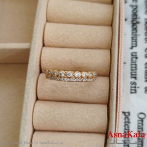 انگشتر زنانه ژوپینگ طلایی