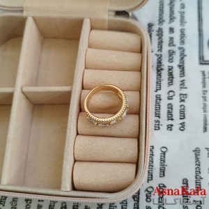 انگشتر زنانه ژوپینگ طلایی