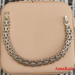 دستبند ژوپینگ نقره ای کد DSB181595W