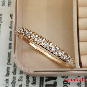 بنگل شوپینگ نگیندار طلایی کد DSB181602W