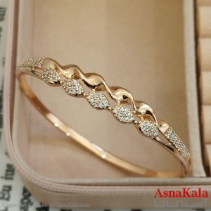 بنگل شوپینگ نگیندار طلایی کد DSB181610W