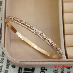 بنگل شوپینگ نگیندار طلایی کد DSB181617W