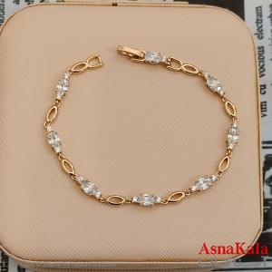 دستبند شوپینگ طلایی