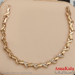 دستبند شوپینگ طلایی