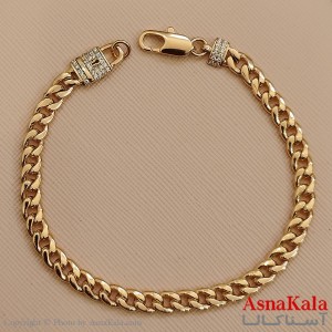 دستبند شوپینگ طلایی