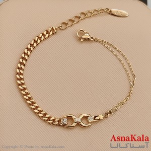 دستبند شوپینگ نگیندار