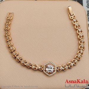 دستبند شوپینگ نگیندار