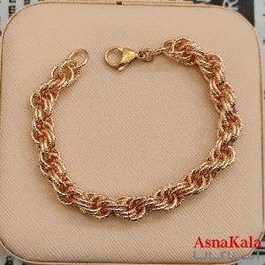 دستبند شوپینگ طلایی