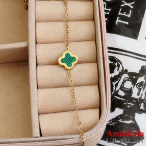 دستبند ونکلیف زنانه سبز